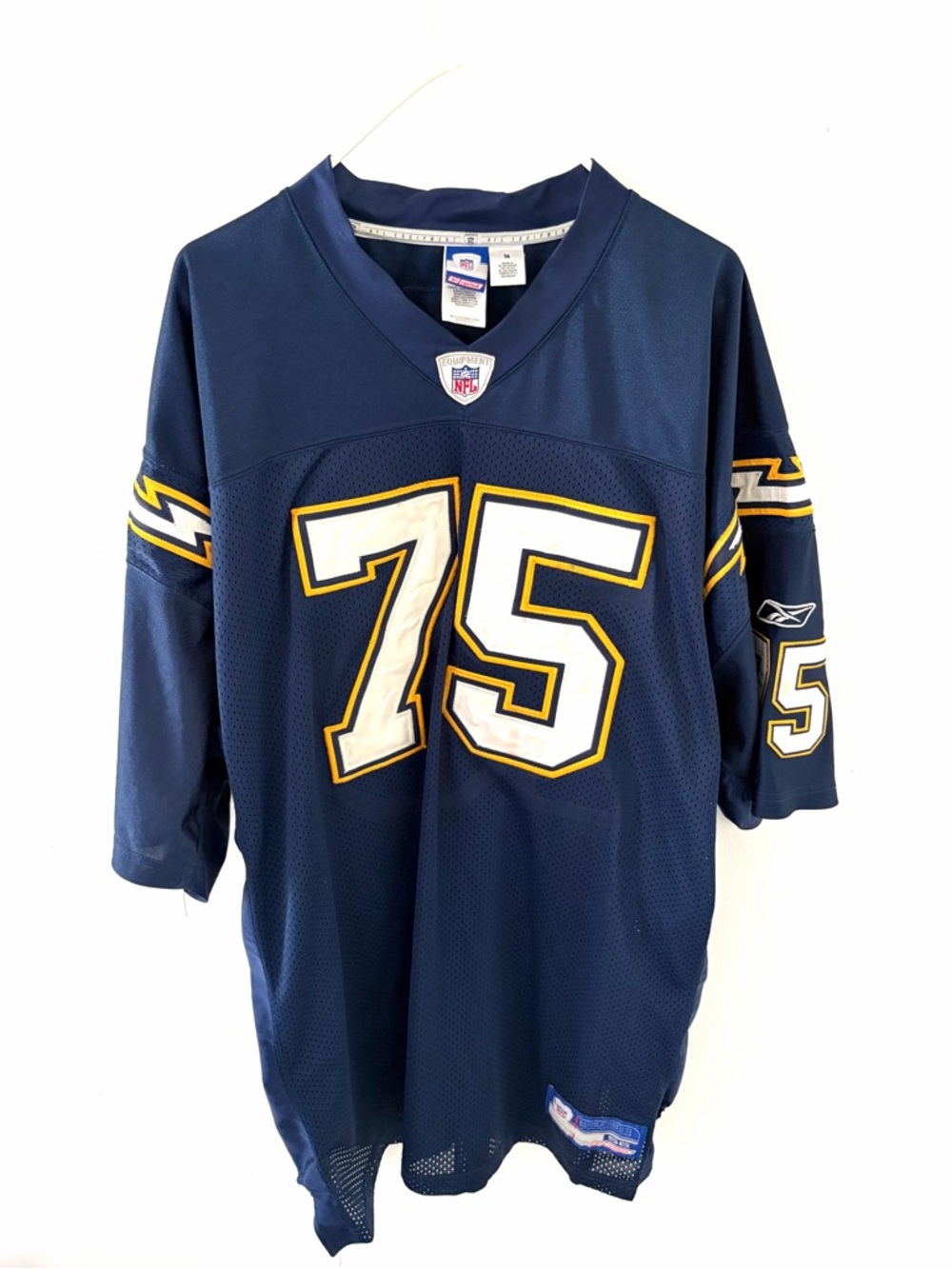 Vintage Reebok NFL San Diego Chargers Marcellus Wiley Jersey, Size XXL (56)